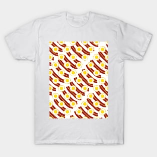 BACON And Eggs White T-Shirt